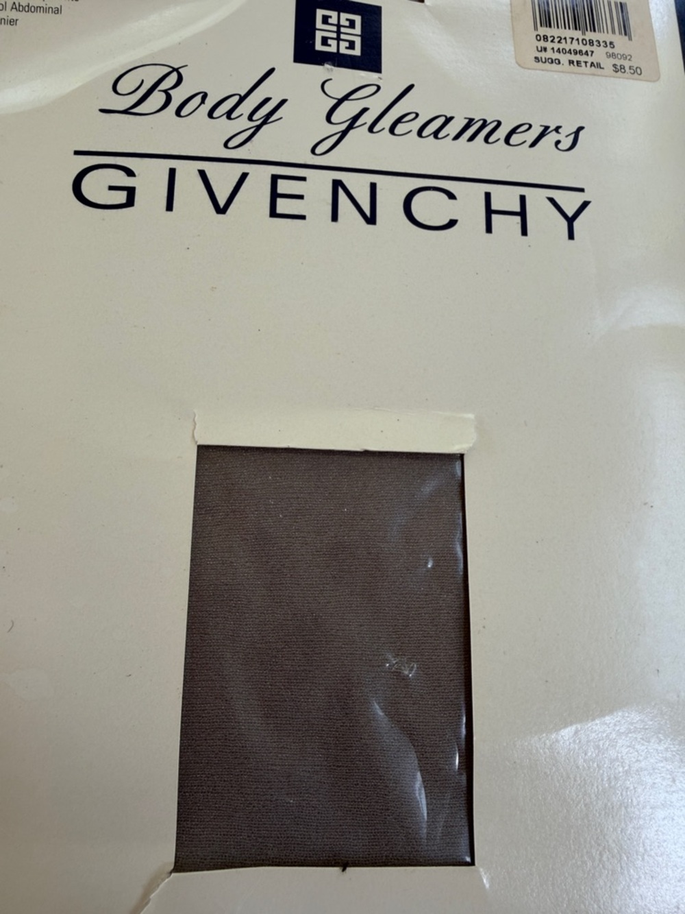 Vintage Givenchy Sheer Body Gleamers Hosiery - Gray